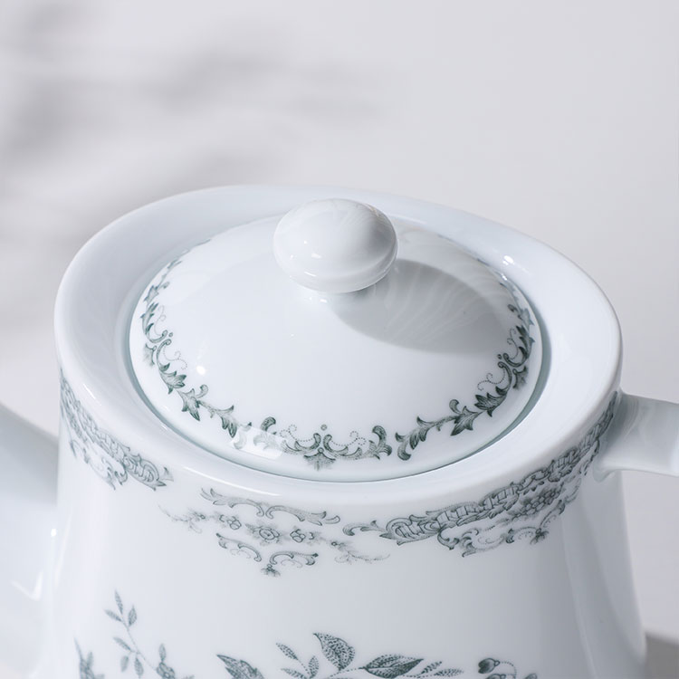 Ceramic Applique Tableware - Mid Valley Rose Green