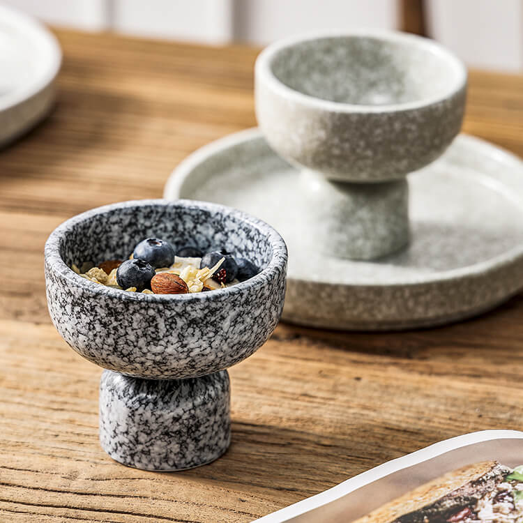 Gray Ceramic High Temperature Porcelain Dinnerware - Deep Diabase
