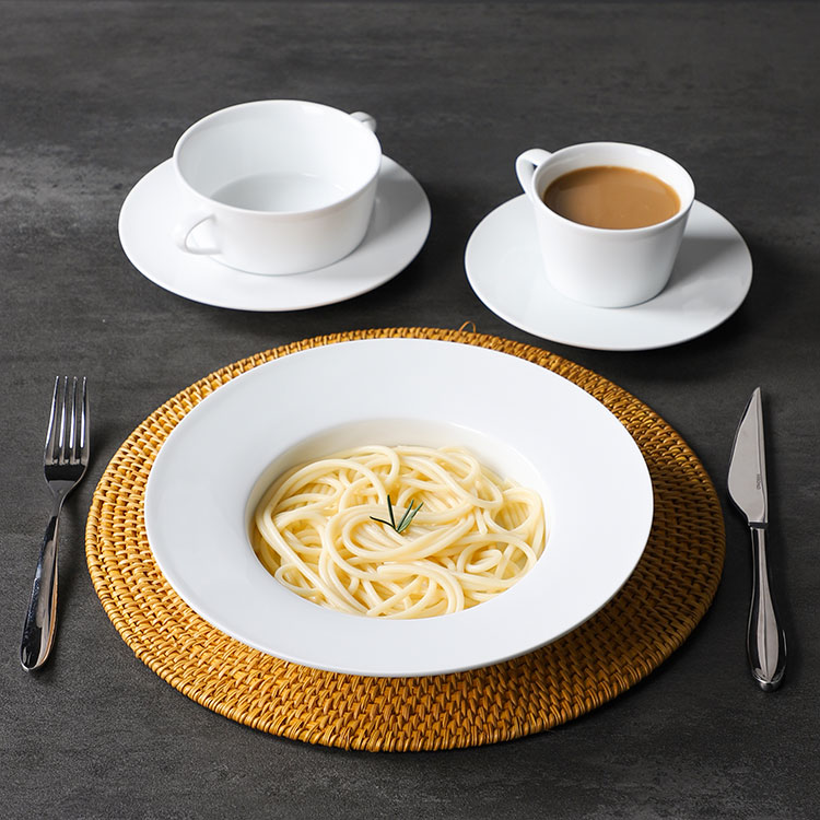 White Porcelain Tableware - Seattle