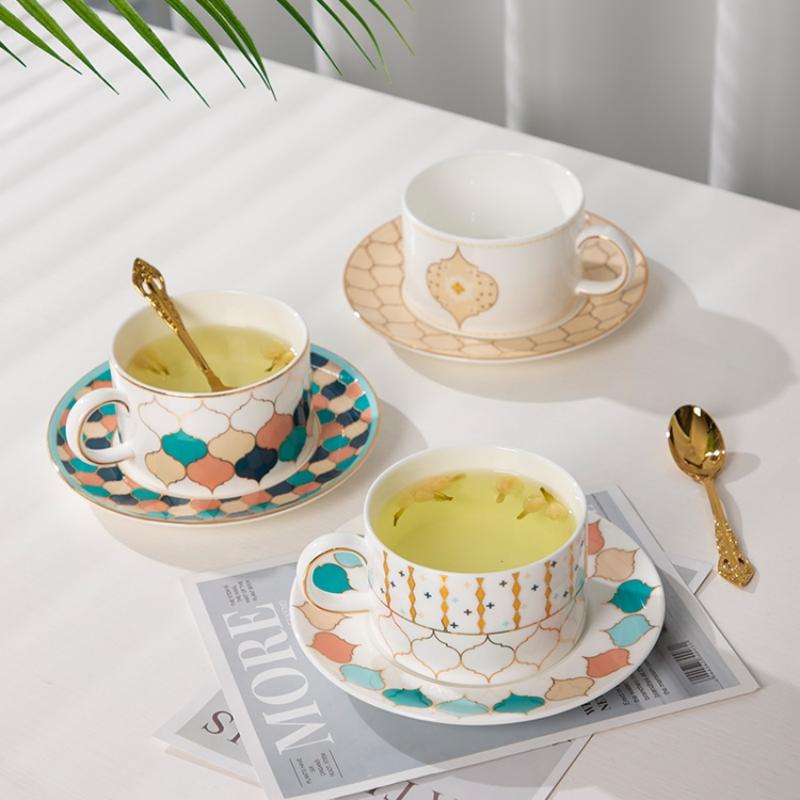 Popular Luxury Cup Fancy Cup Fine Bone China Porcelain - China Tea