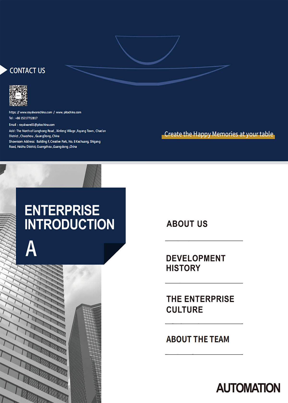 Bộ đồ ăn bằng sứ PITO