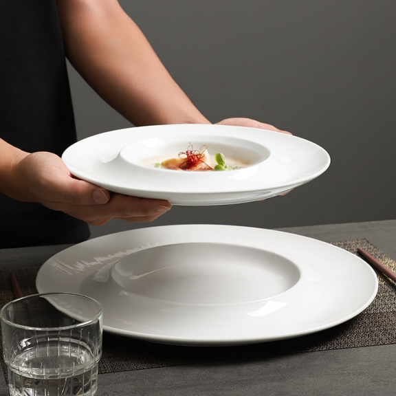 Customized White Porcelain Tableware – Bloom