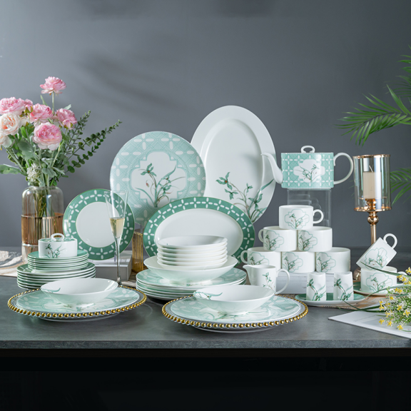 Bone China Dinnerware Sets for 12