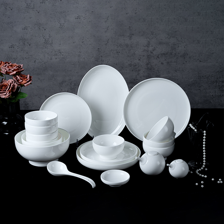 white bone china dinnerware set (1)