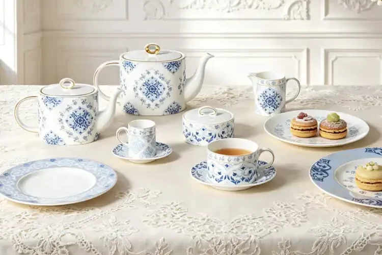 Commercial porcelain dinnerware for restaurants and hotels