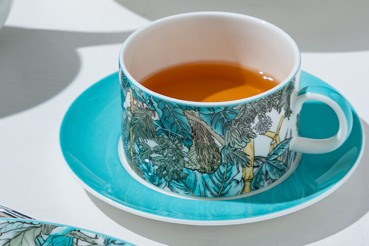 P&T Royal Ware fine bone china tea set for professional tea service