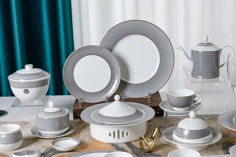 porcelain dining set for restaurants